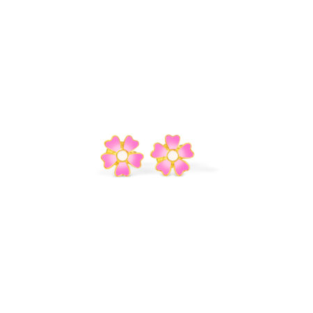 pink-blossom-ear-studs for Your Little One's Style