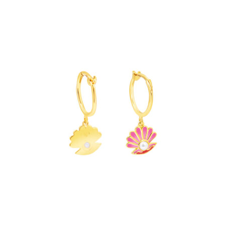 Sea shells hanging earrings