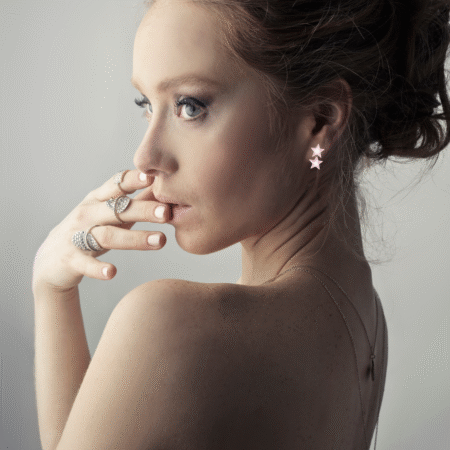 double-star-earrings