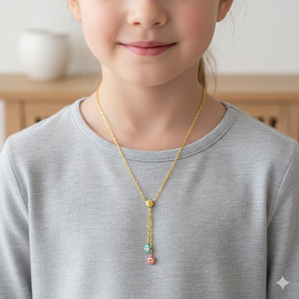 Blooming flower Necklace for Kids - Image 5
