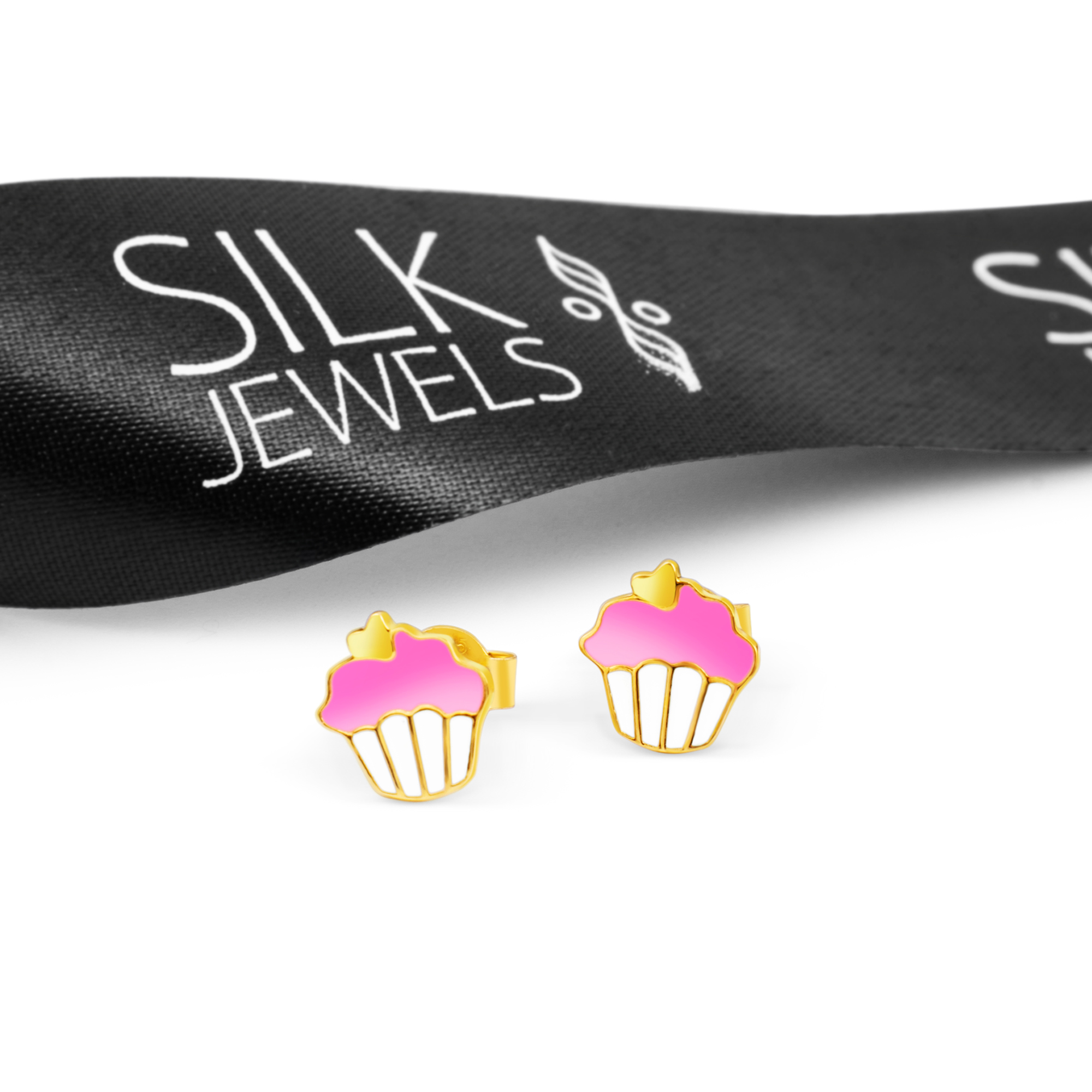 Little cupcake ear studs - Image 4