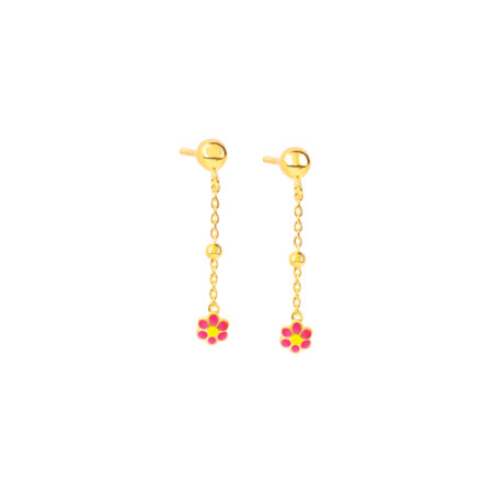 Hanging Flower kids Earrings