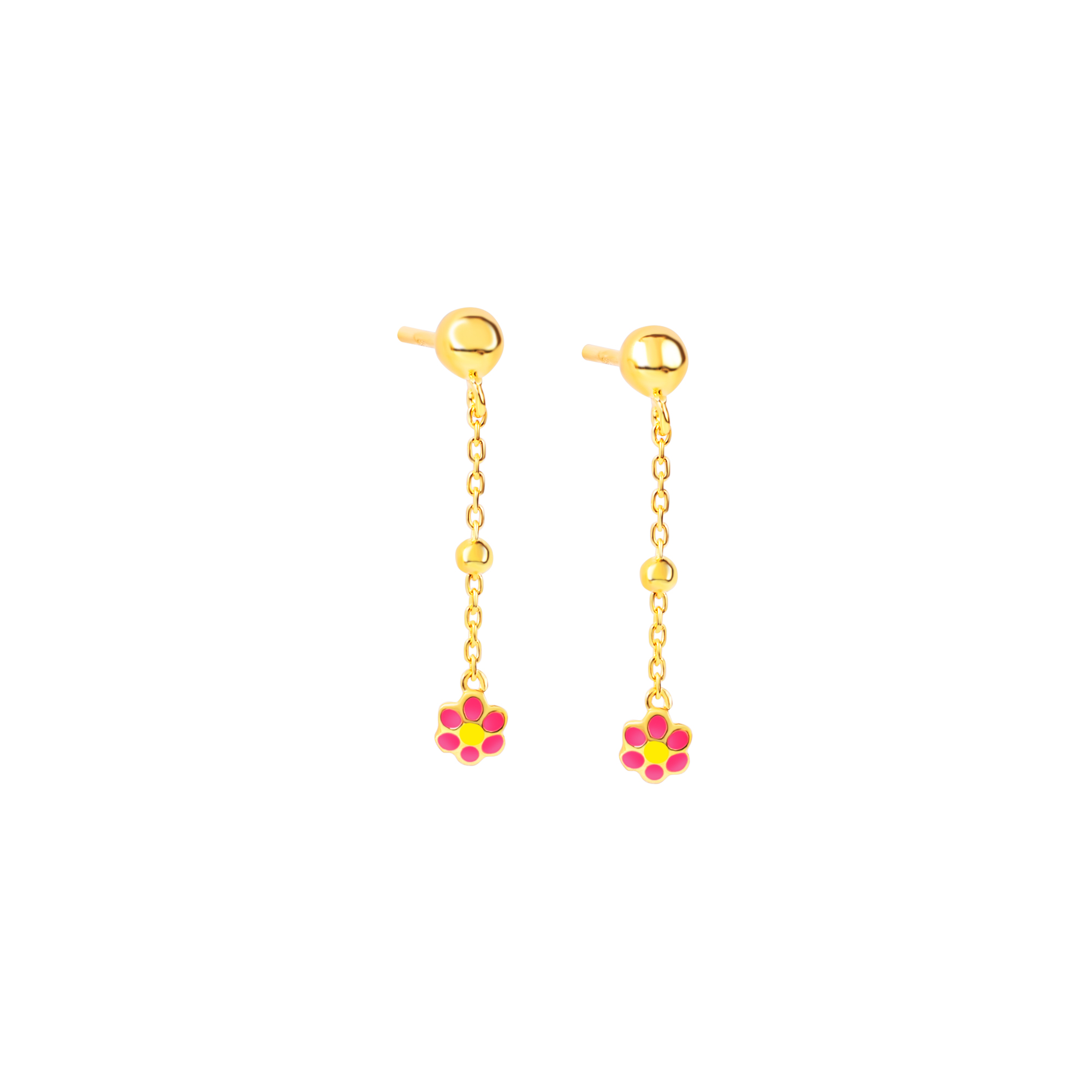 Hanging Flower kids Earrings
