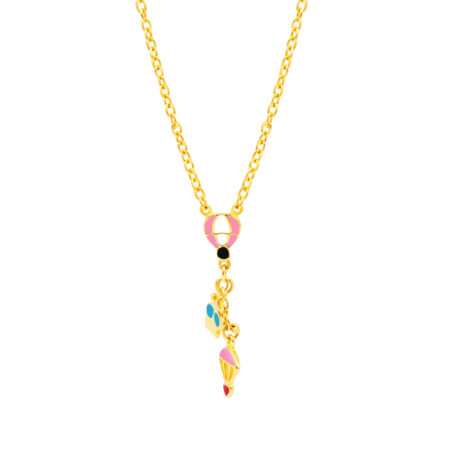 Hot Air Balloon chain pendant