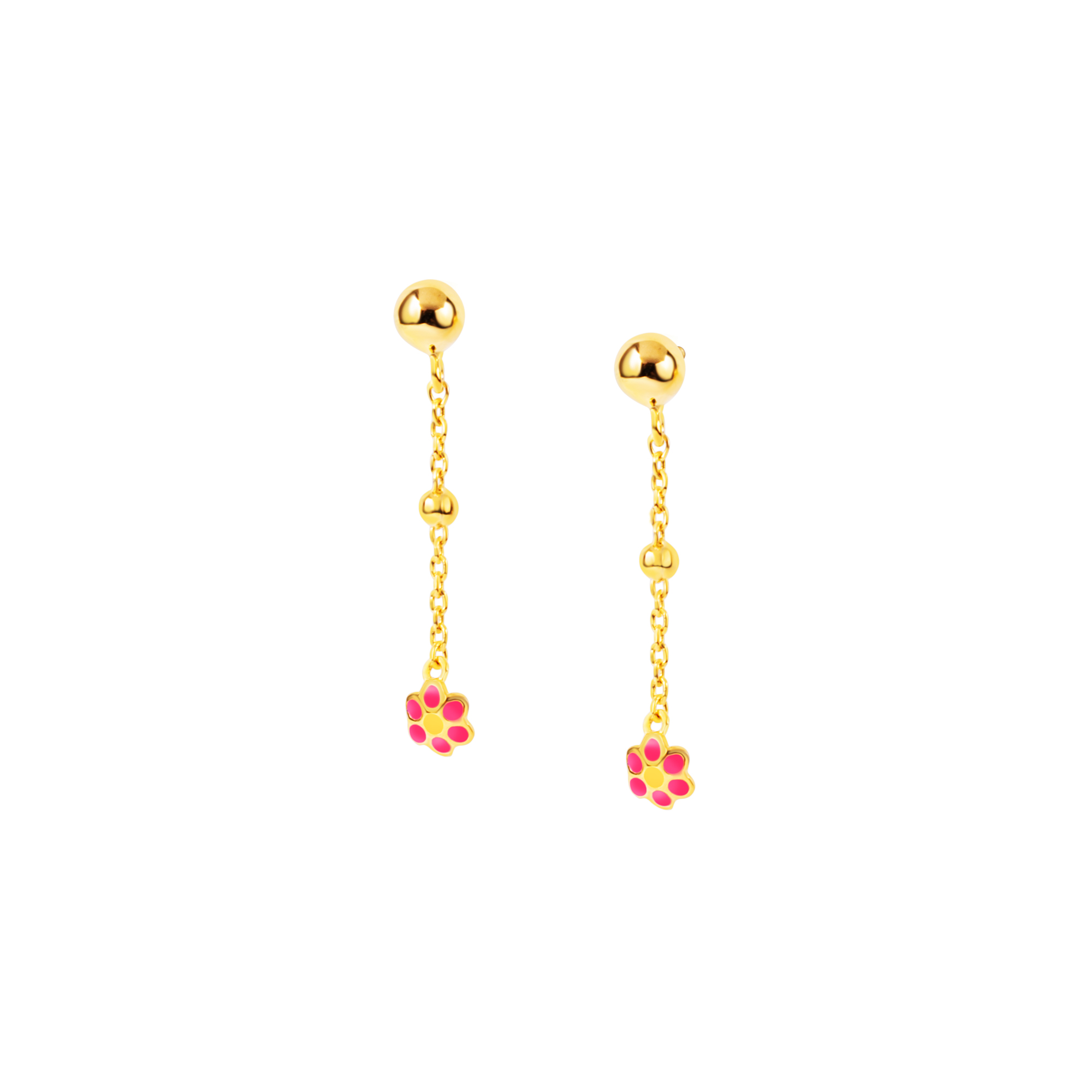 Hanging Flower kids Earrings - Image 6