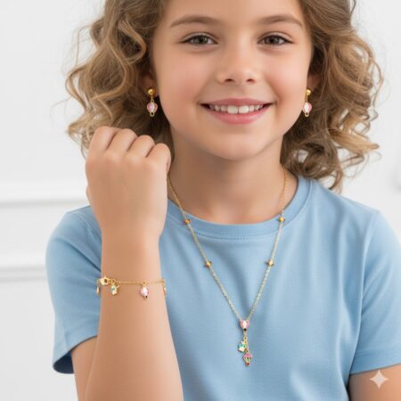 hot air balloon kids Jewelry Set