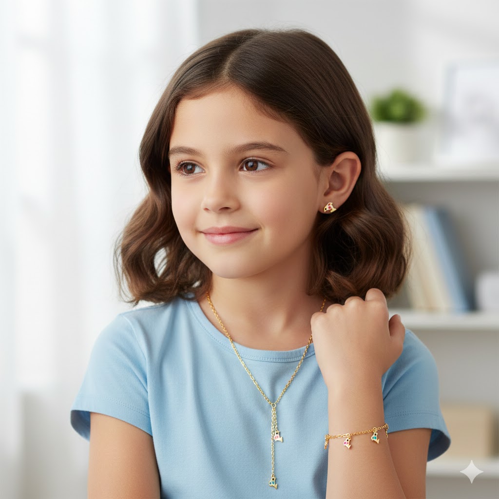 Kid's sparrow jewelry set - Image 5